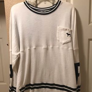 Victoria secret pink bling varsity tunic